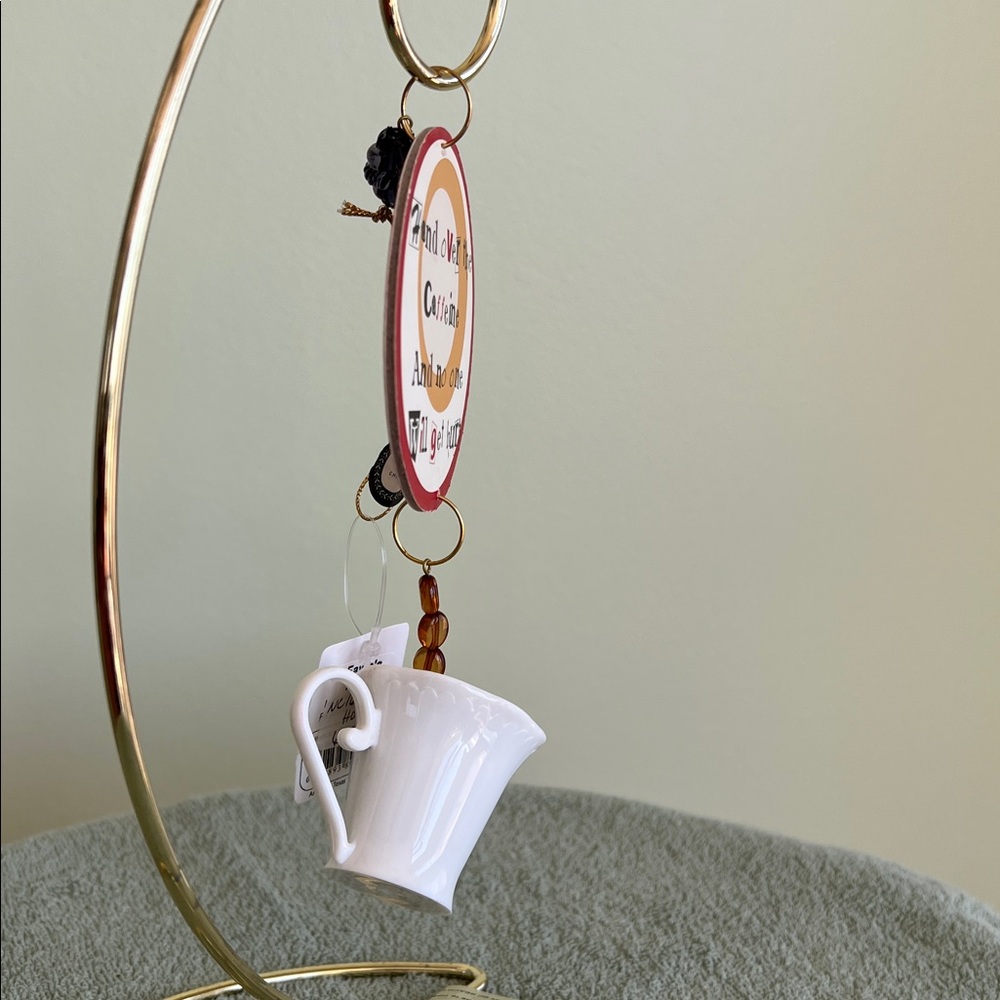 Coffee Themed Hanging Ornament - Picture 7 of 8